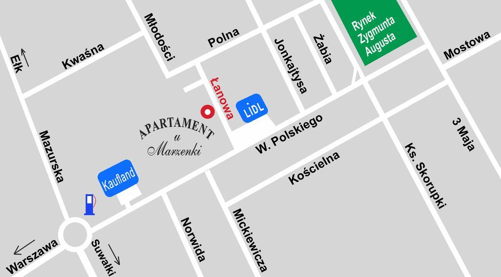 Apartament U Marzenki Augustów Kültér fotó